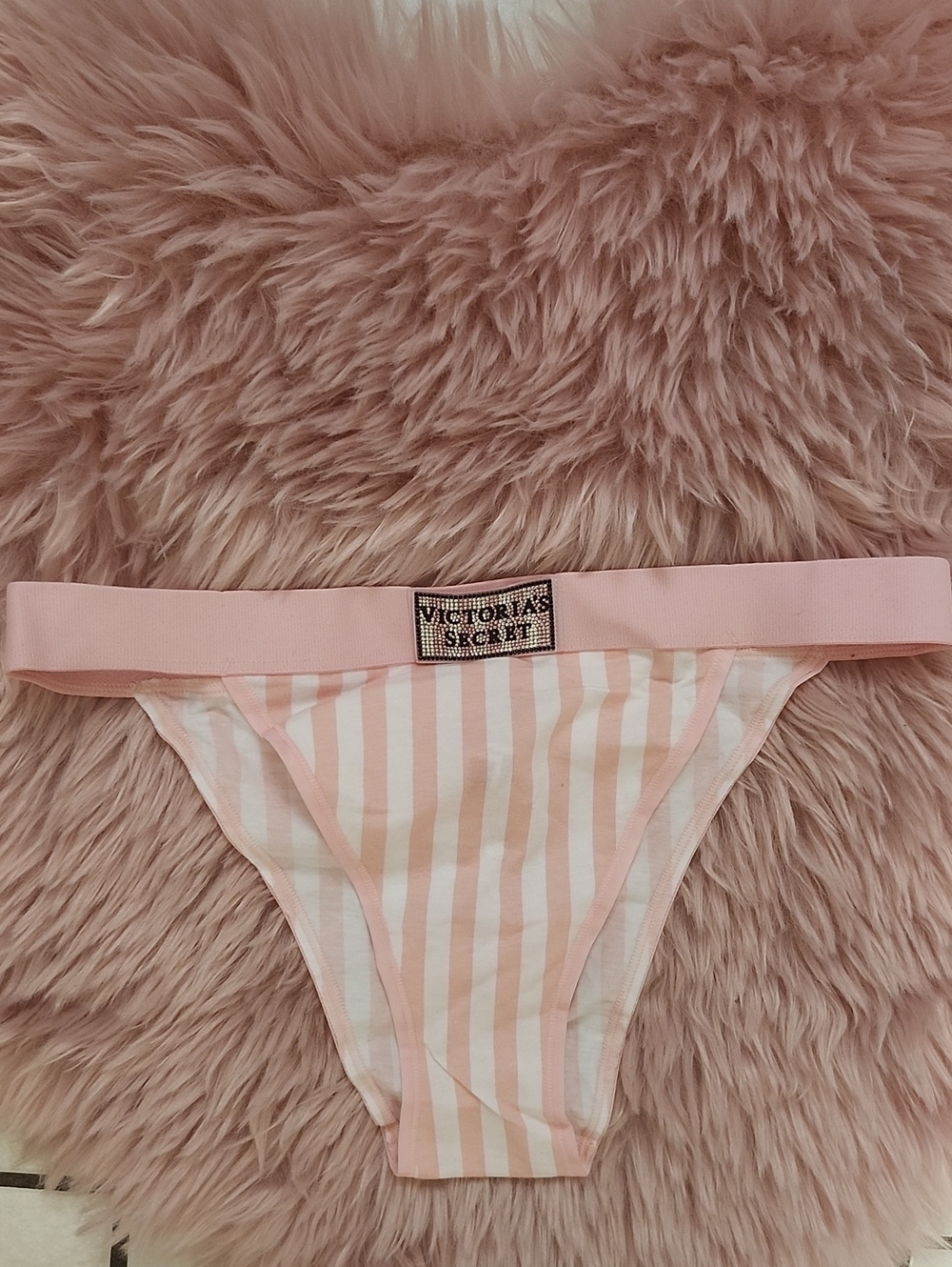 Brand New Victoria's Secret BLING LOGO FRENCH CUT BIKINI-M